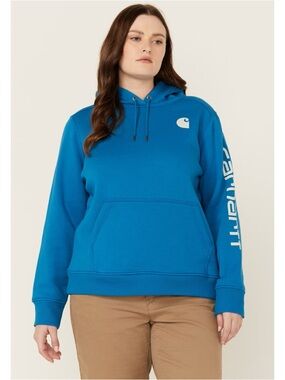 Carhartt Women's Relaxed Fit Logo Graphic Hoodie